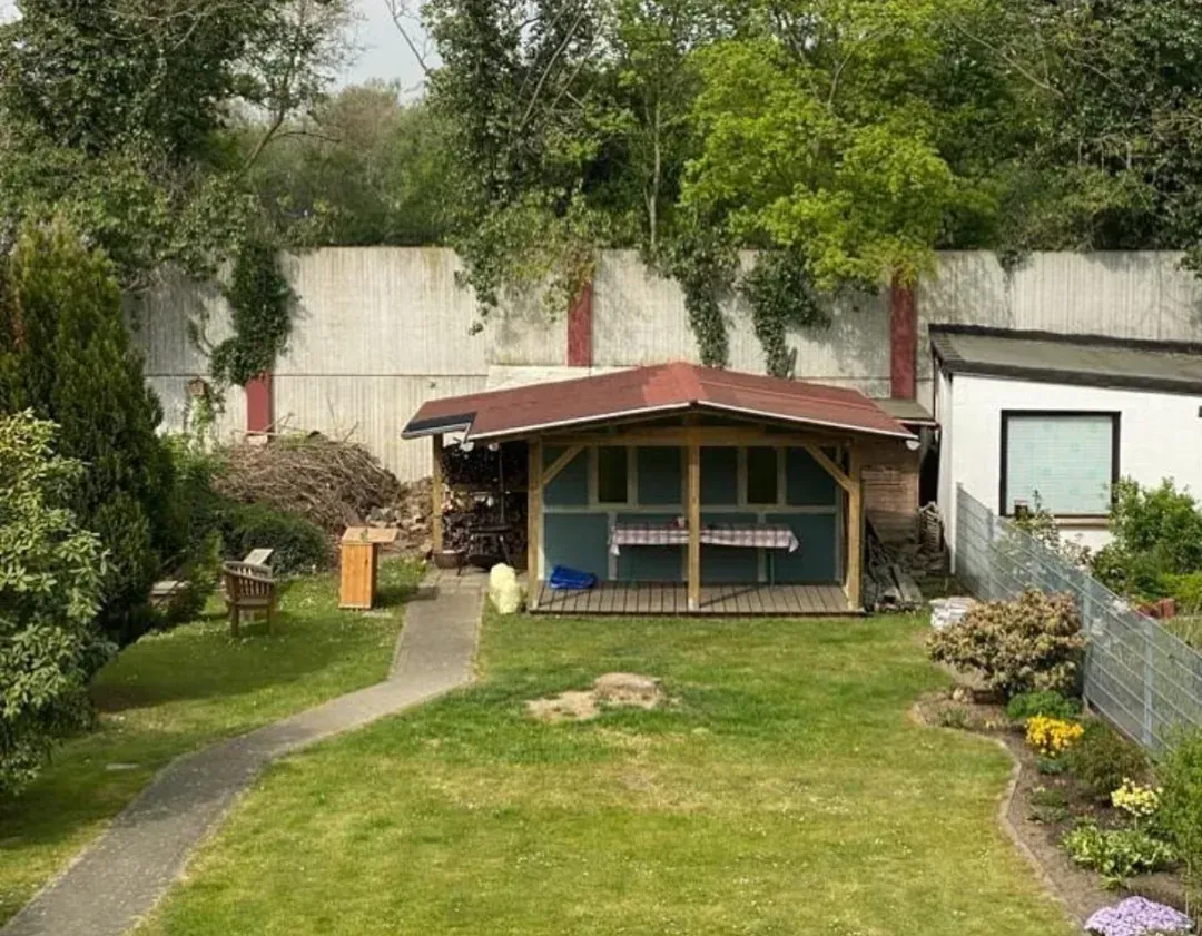 Gartenhaus Dacherweiterung